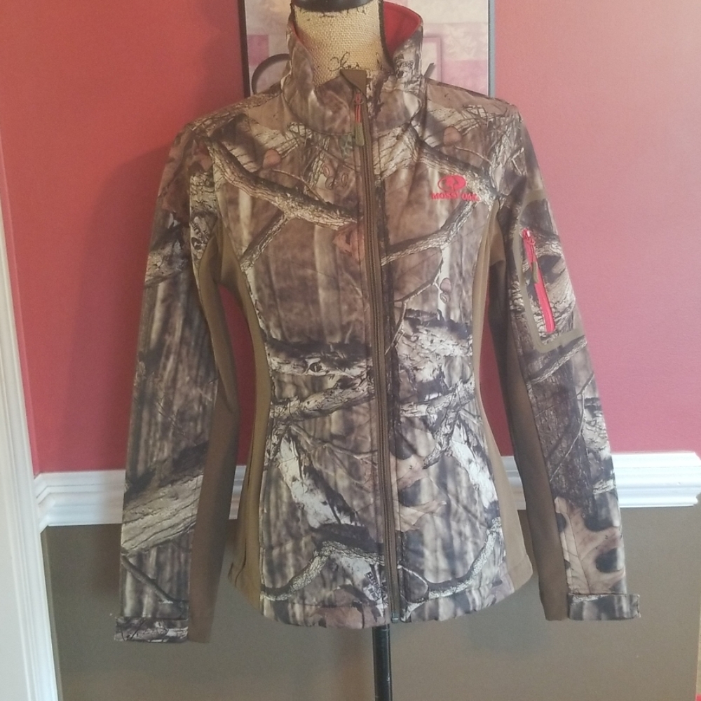 Mossy Oak Camouflage Jacket Size Small